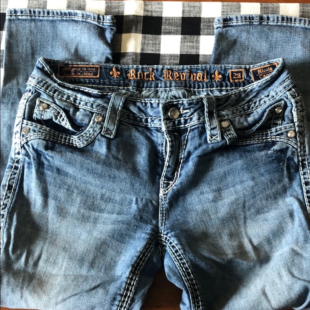 Rock revival capris